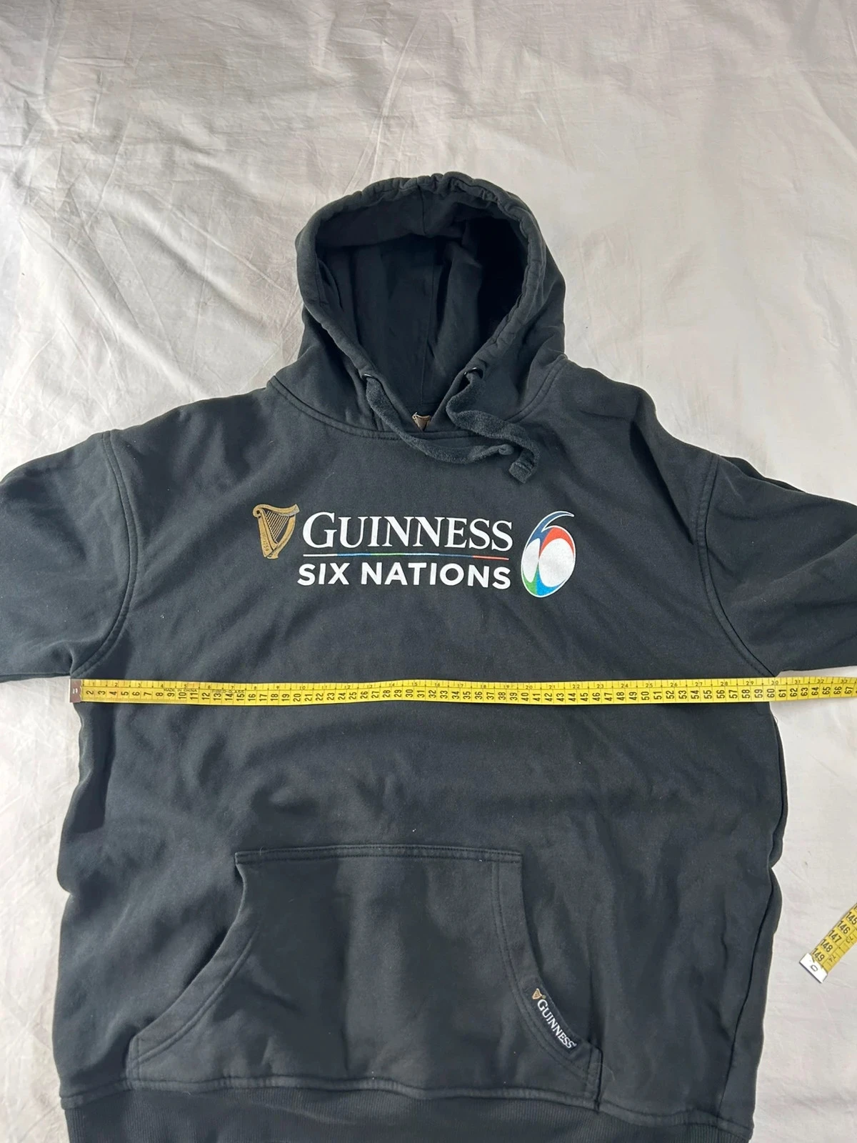 Zwarte Guinness Six Nations rugby's grootste kampioenschap hoodie trui maat xl – photo 8